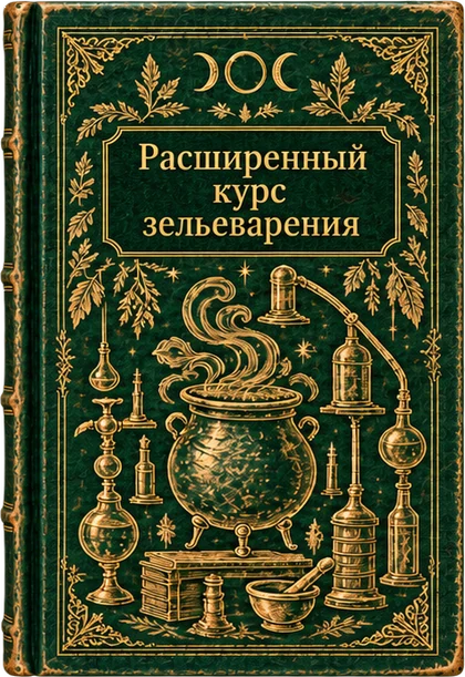 Обложка: «Расширенный курс зельеварения»